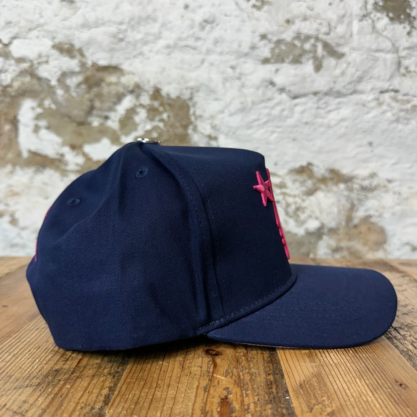Hellstar OG Logo Navy Snapback Hat