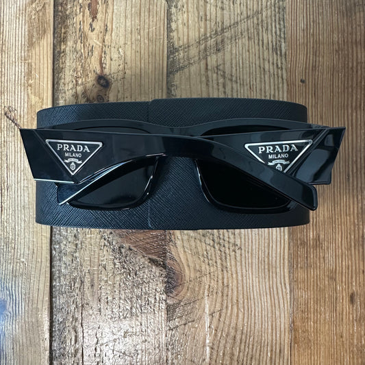 Prada Symbole Black Sunglasses W/ Case