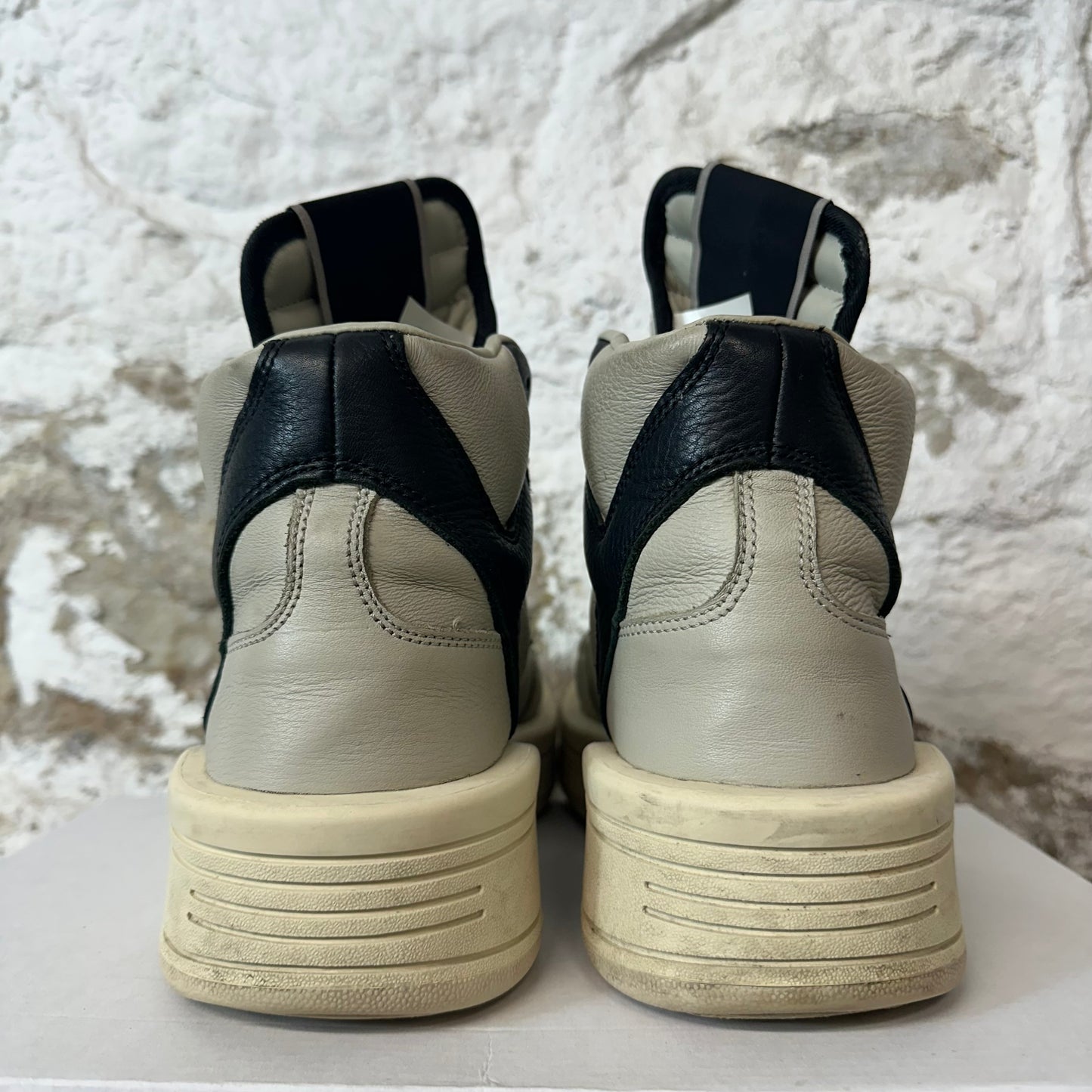 Rick Owens High TurboWPN Grey Milk Sneaker Sz 8.5