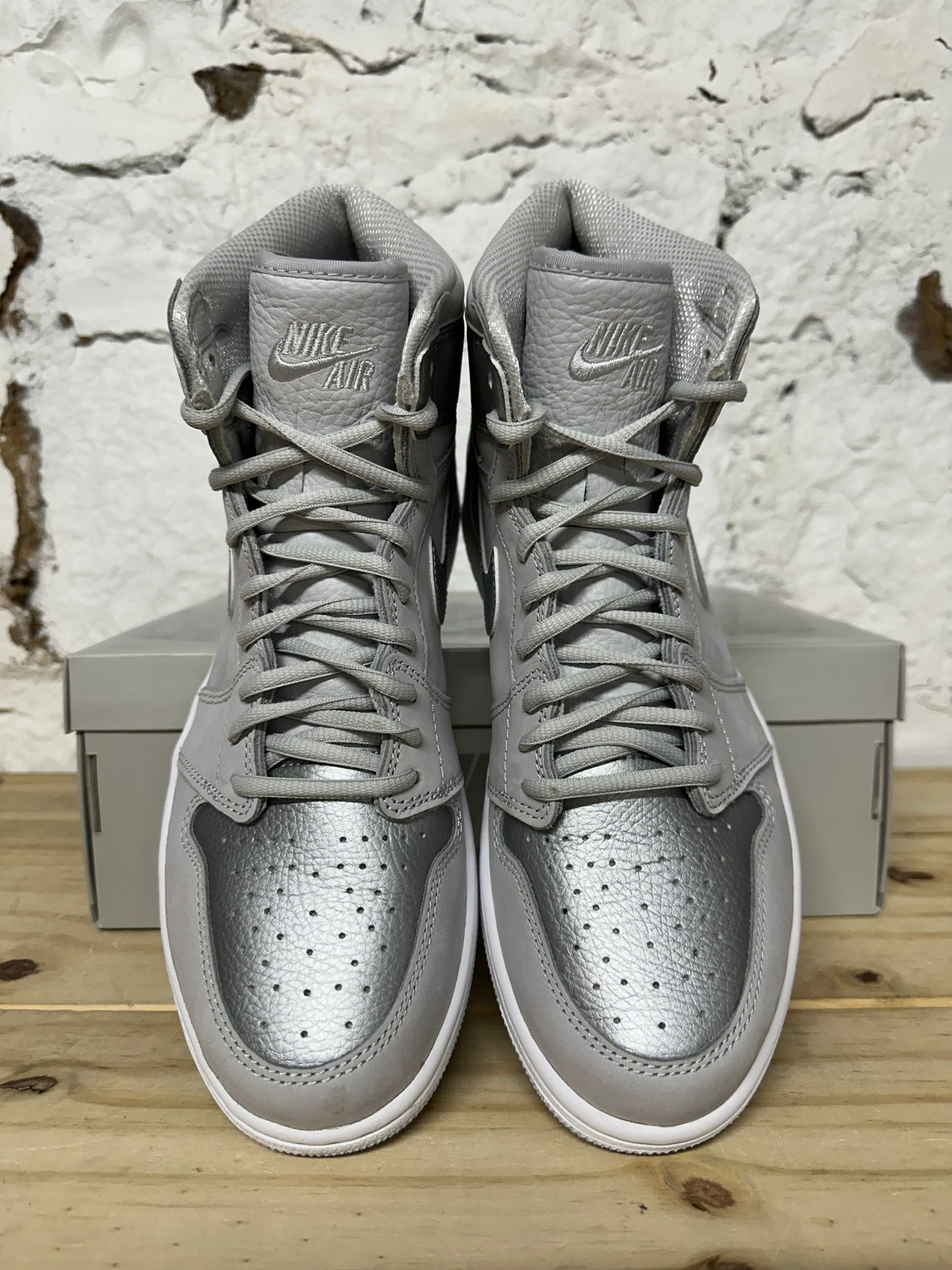 Air Jordan 1 High CO.JP Silver Sz 10