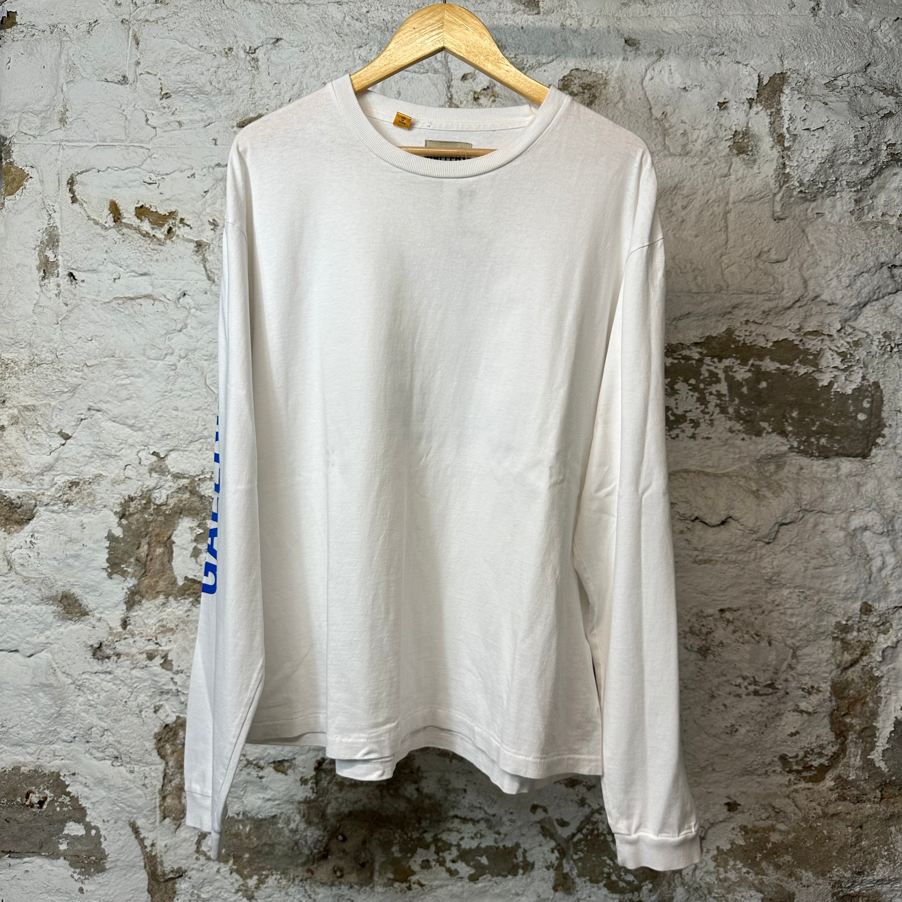 Gallery Dept Blue Sleeve Spell L/s White Sz XL