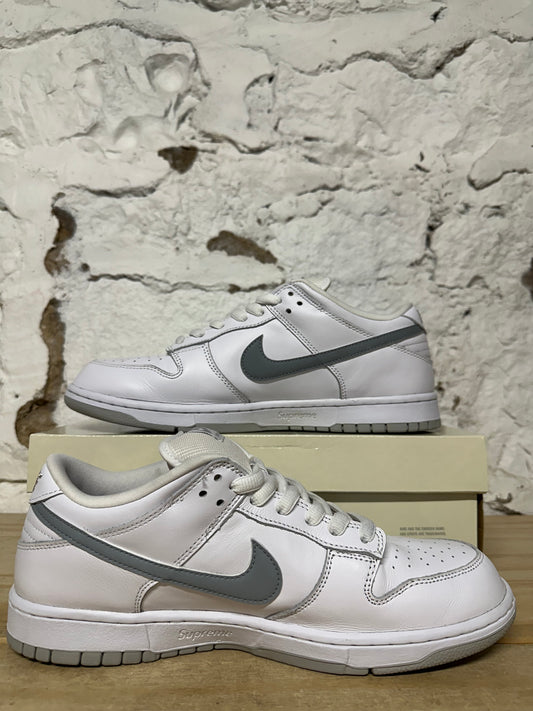 Nike Dunk Low Supreme White Sz 11