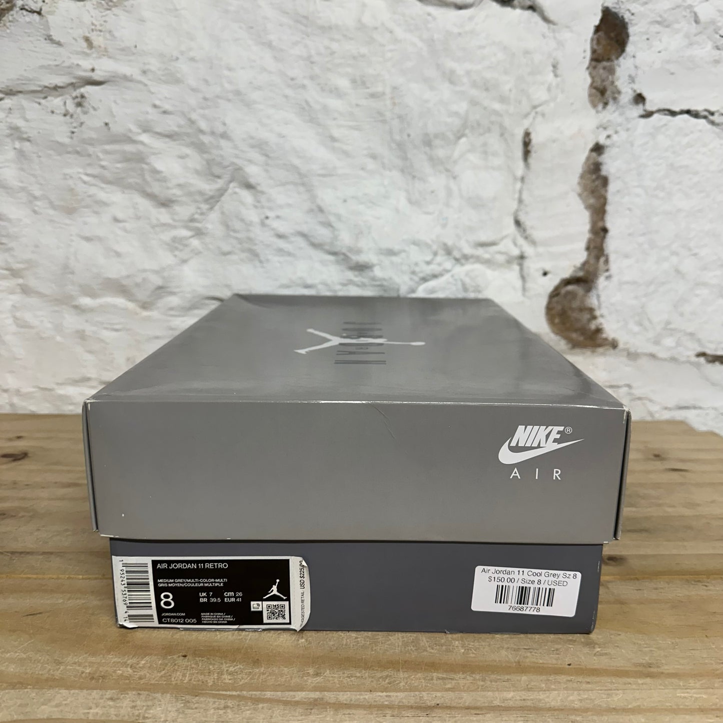 Air Jordan 11 High Cool Grey Sz 8