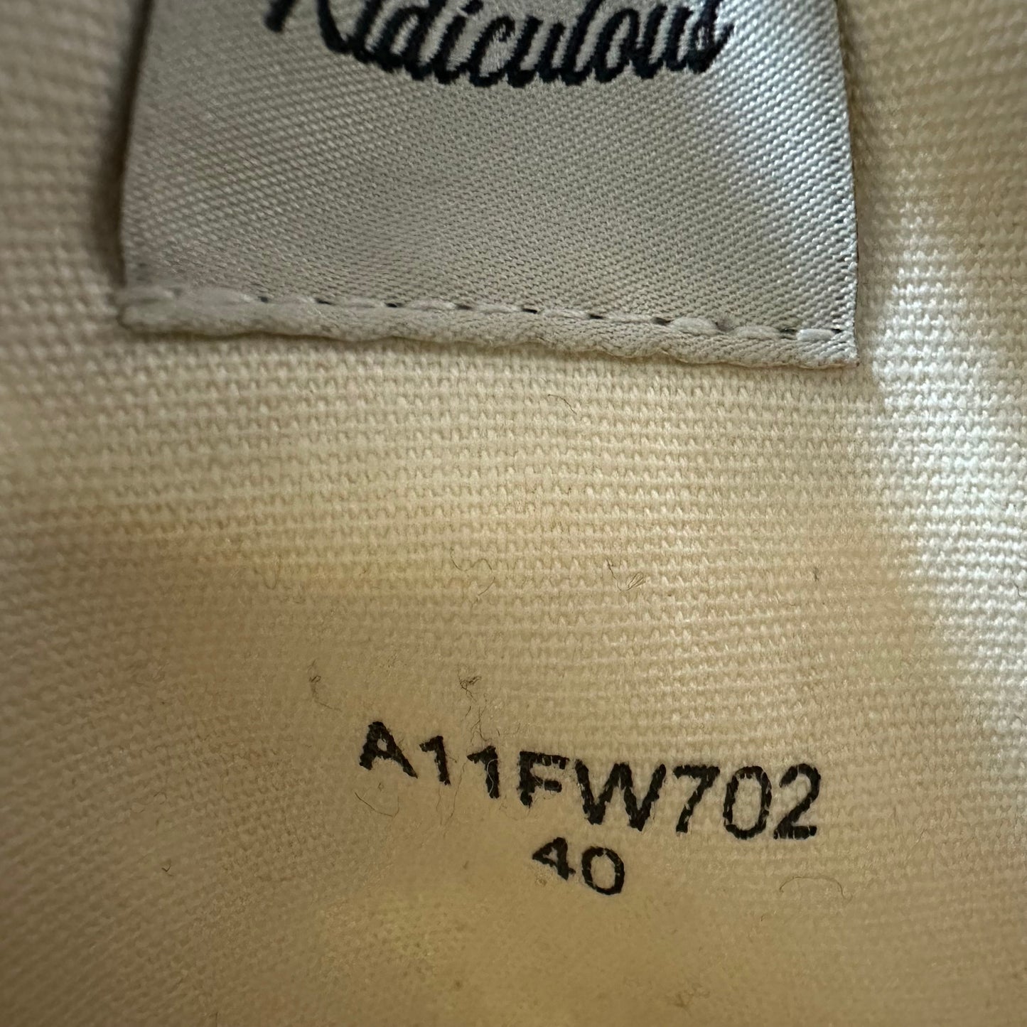 Maison Mihara Peterson 23 Triple White Sneaker Sz 7 (40)