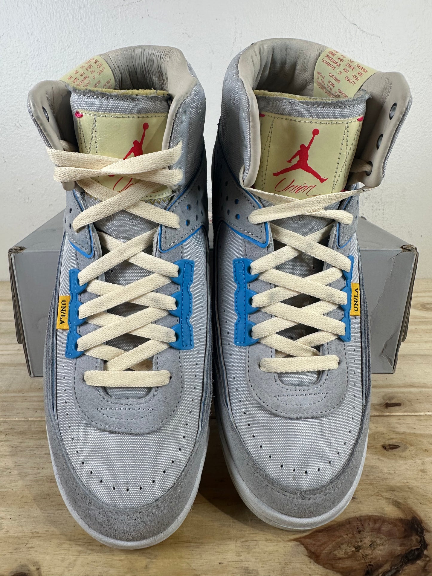 Air Jordan 2 Union Grey Fog Sz 9
