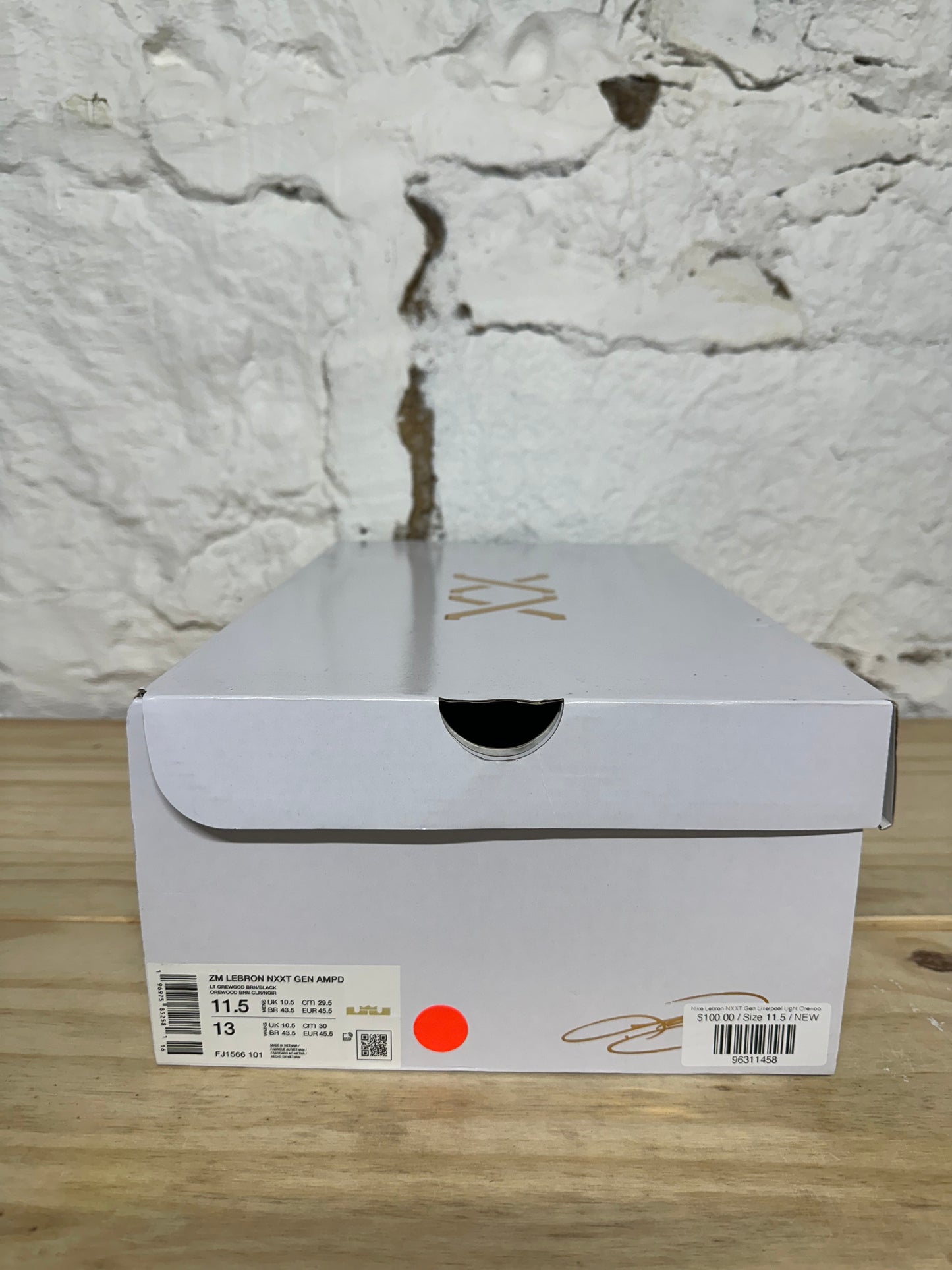 Nike LeBron NXXT Gen Liverpool Light Orewood Sz 11.5 DS