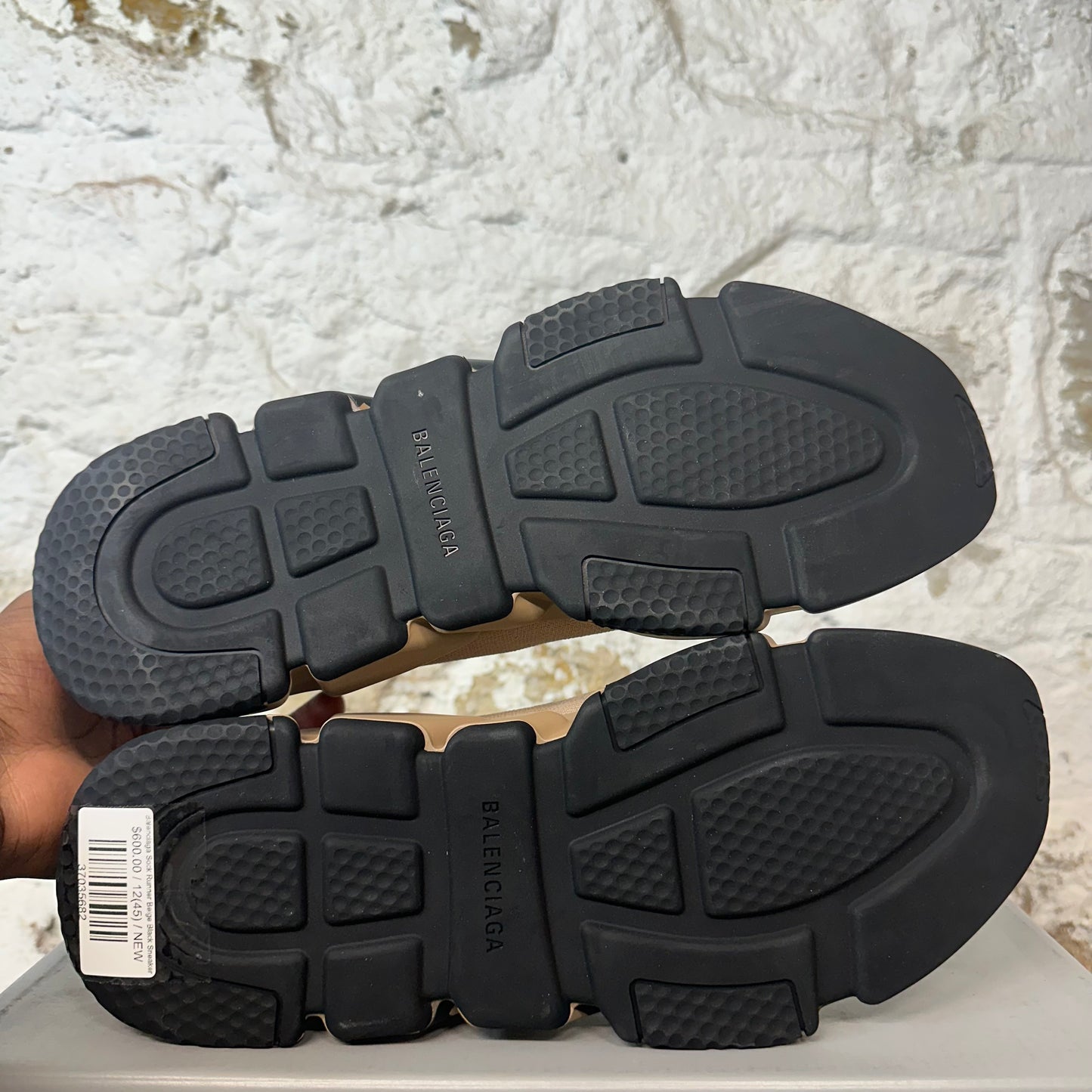 Balenciaga Sock Runner Beige Black Sneaker