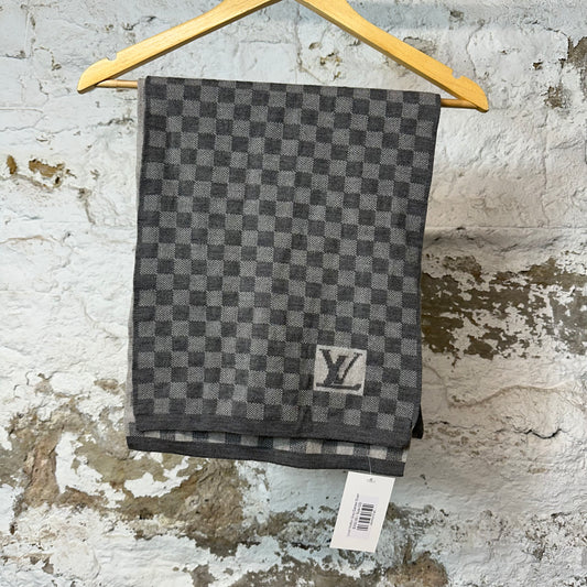 Louis Vuitton Grey Damier Scarf