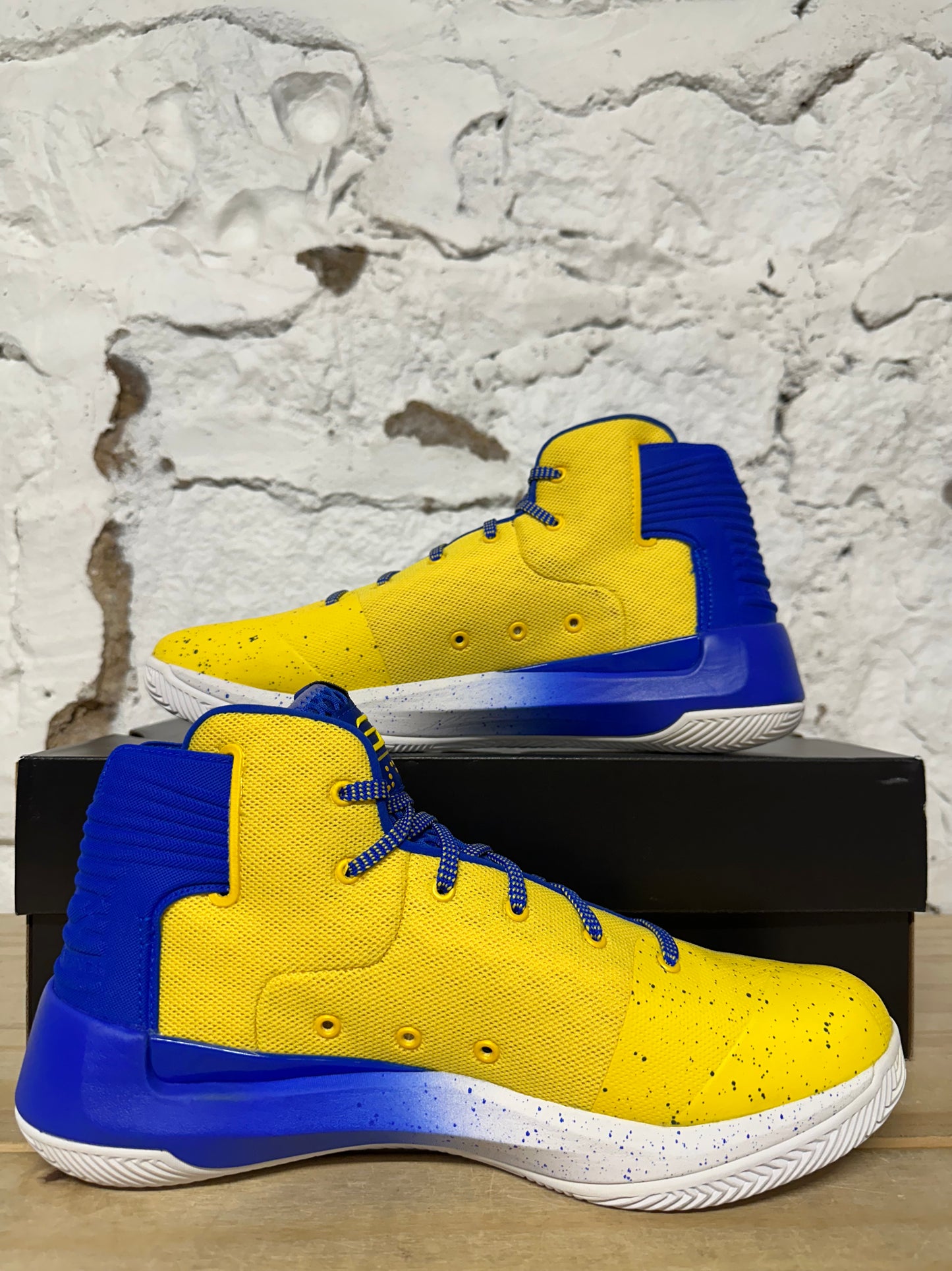 Under Armour Curry 3Zer0 Taxi Yellow Sz 10 DS