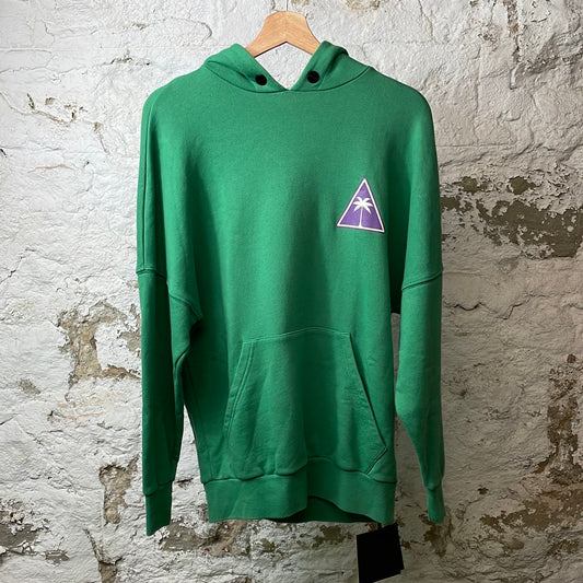 Palm Angels Green Palm Hoodie Sz XXS
