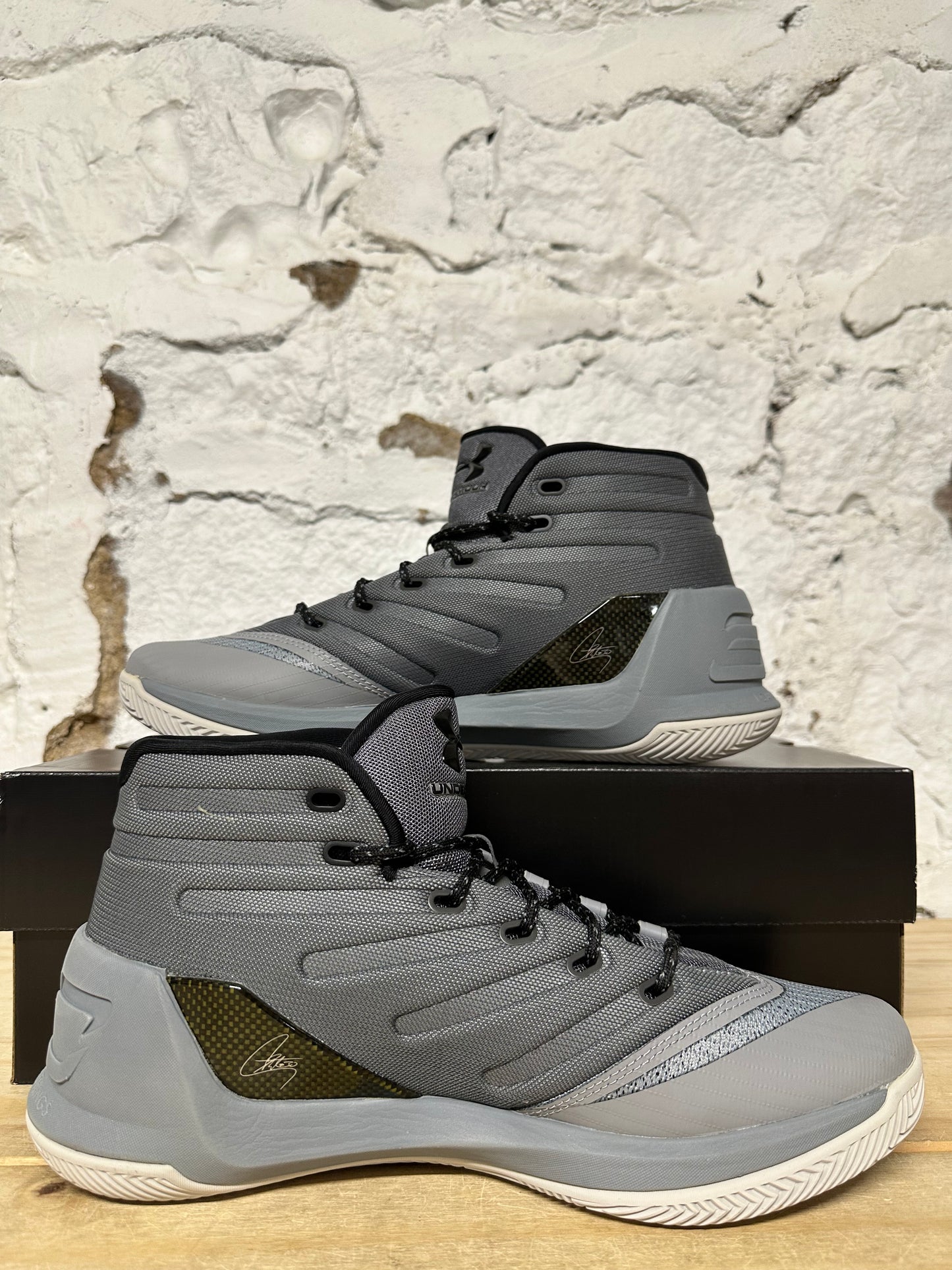 Under Armour Curry 3 Grey Matter Sz 10 DS