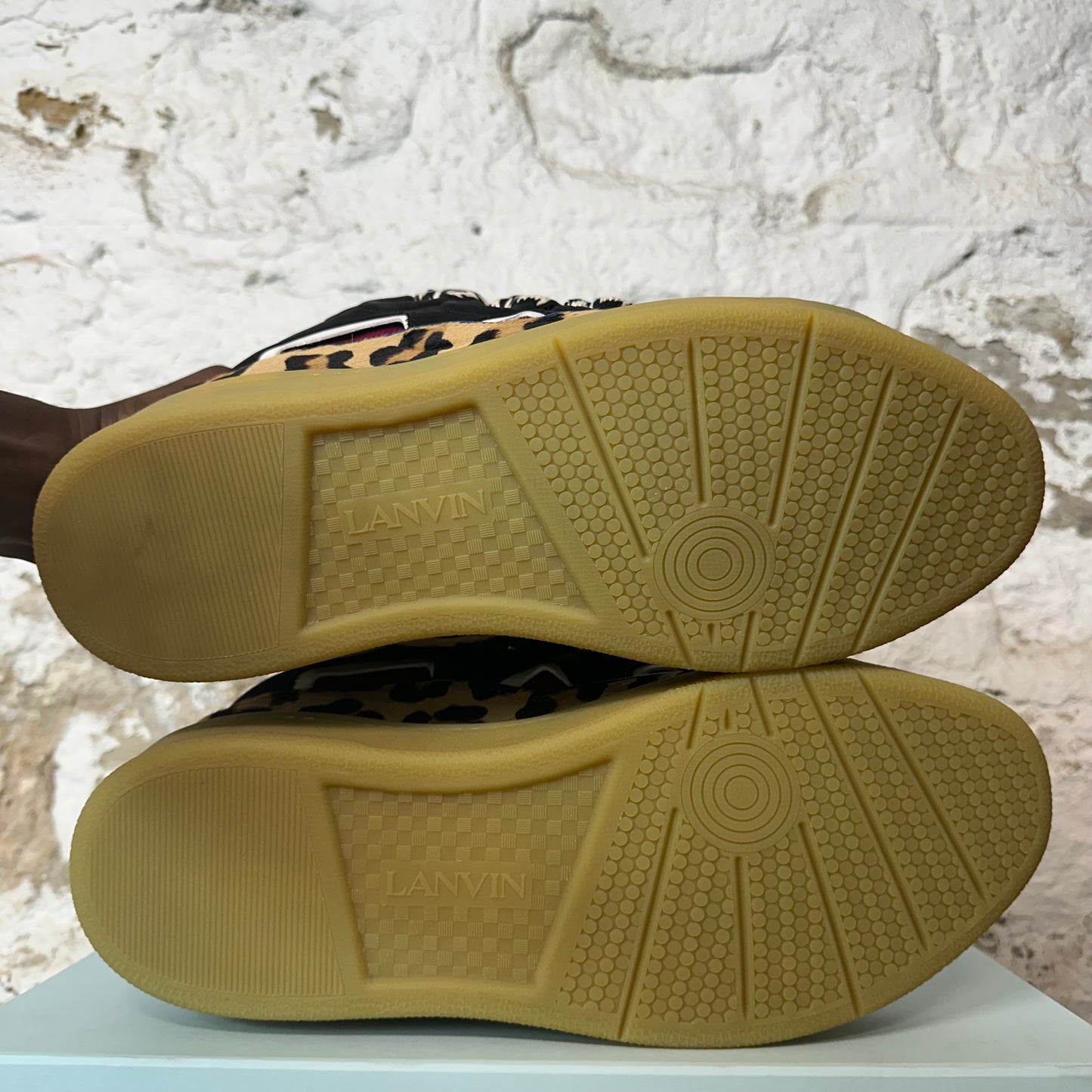 Lanvin Curb Animal Print Multicolor Sneaker