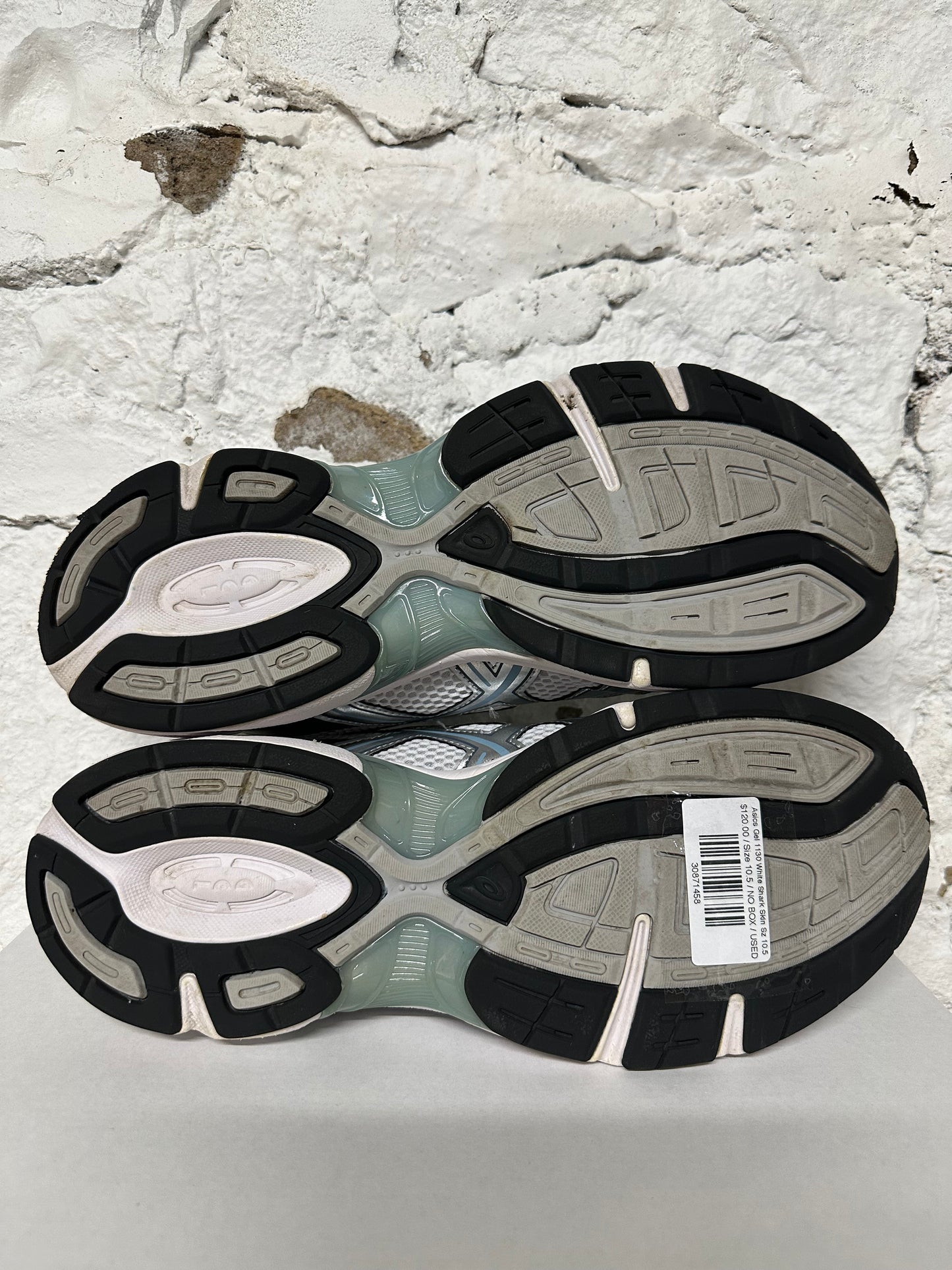 Asics Gel-1130 White Shark Skin Sz 10.5