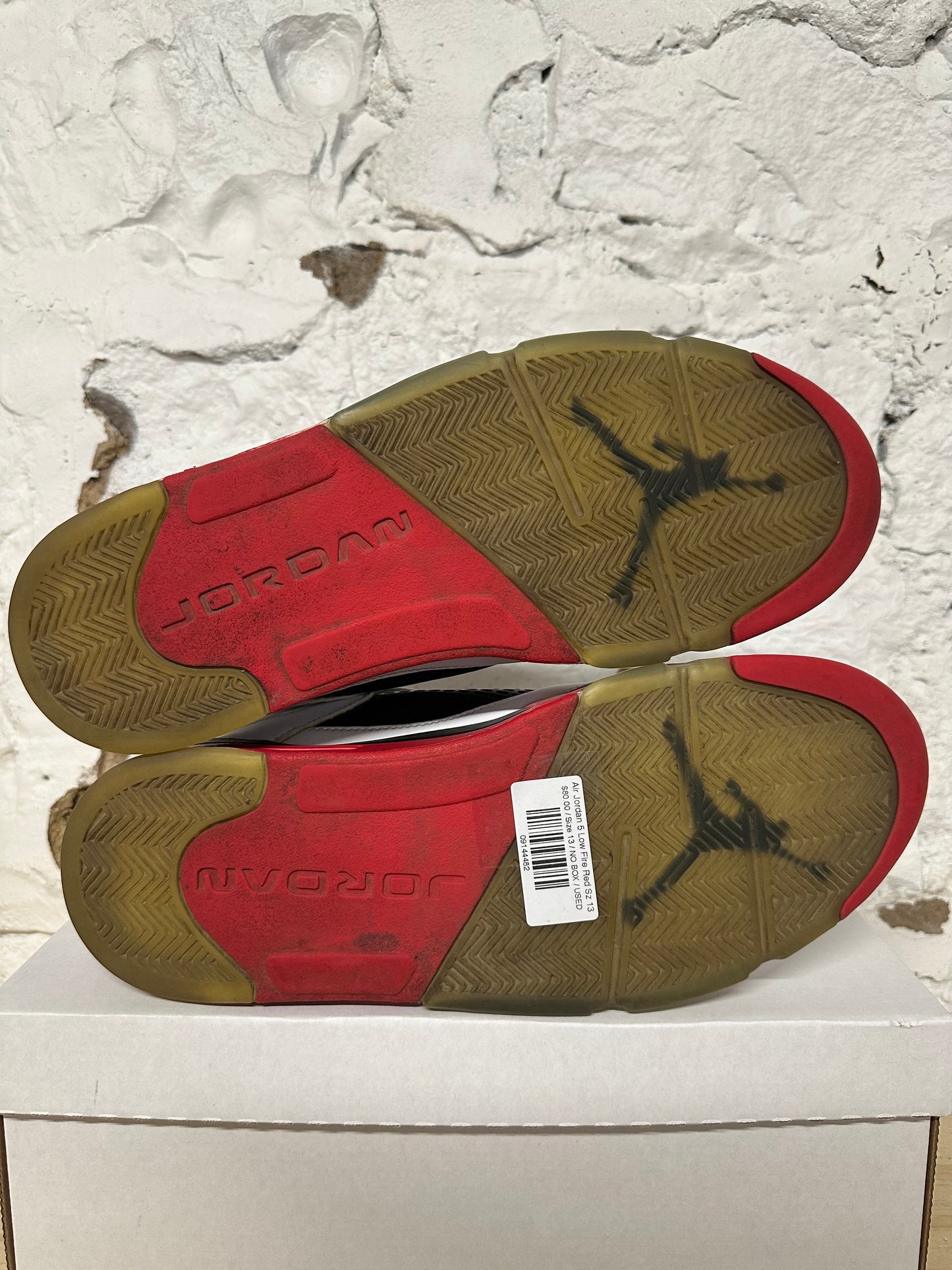 Air Jordan 5 Low Fire Red Sz 13