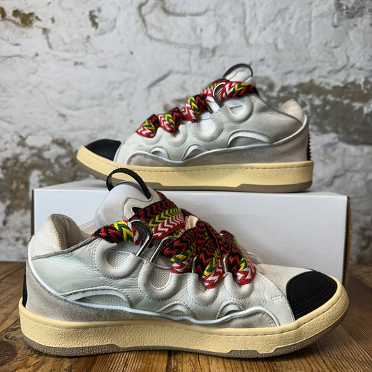 Lanvin Curb Multicolor Lace Grey Sneaker Sz 9 (42)