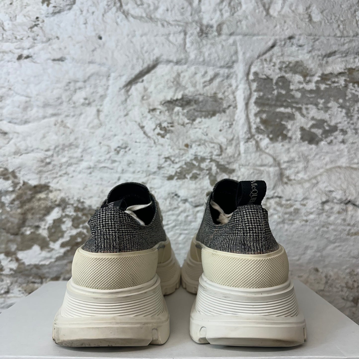 Alexander Mcqueen Multicolor Canvas Tread Low White Sz 7 (40) No Box