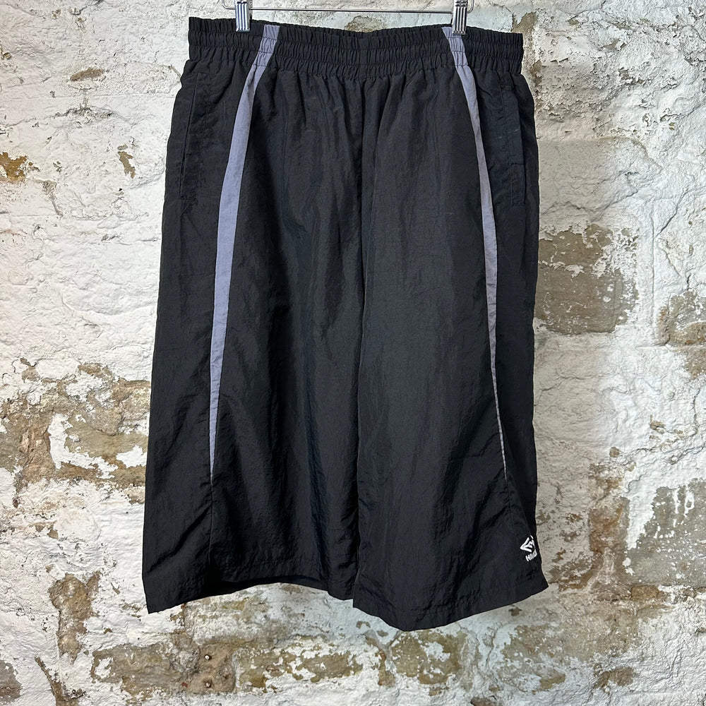 HMDD Juggernaut Black Track Shorts Sz XL