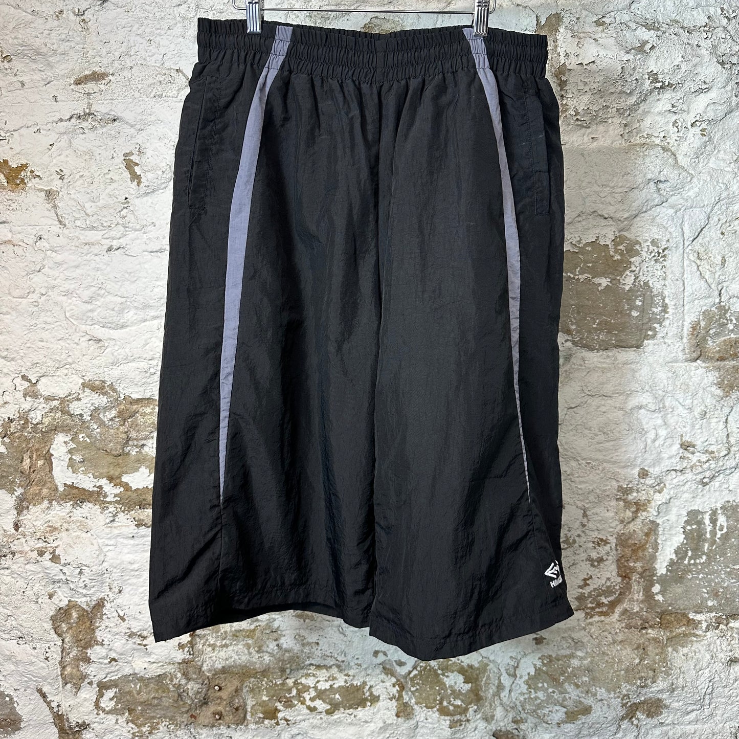 HMDD Juggernaut Black Track Shorts Sz XL