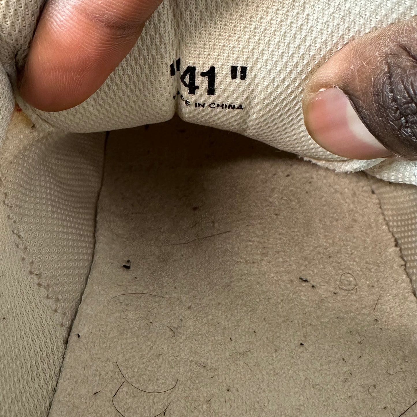 Off White Kick Off 5.0 Beige Sneaker Sz 8 (41)