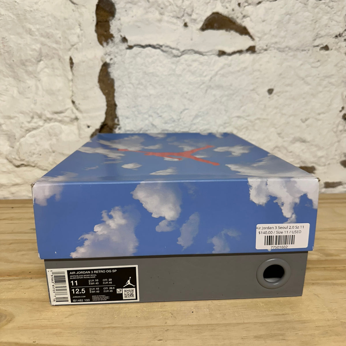 Air Jordan 3 Seoul 2.0 Sz 11