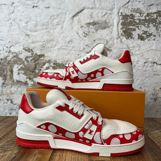 Louis Vuitton Yayoi Kusama Red White Trainer Sz 11.5 (10LV)