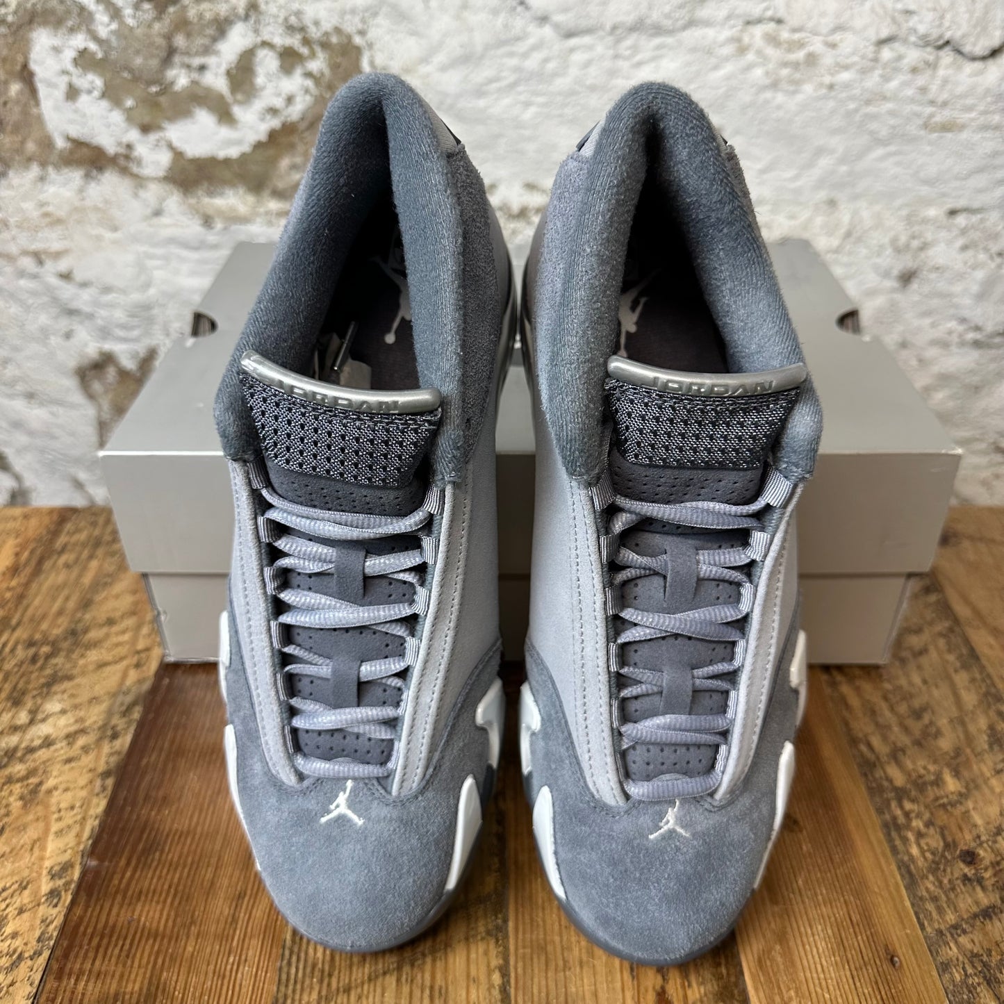 Air Jordan 14 Flint Gray Sz 9.5 DS
