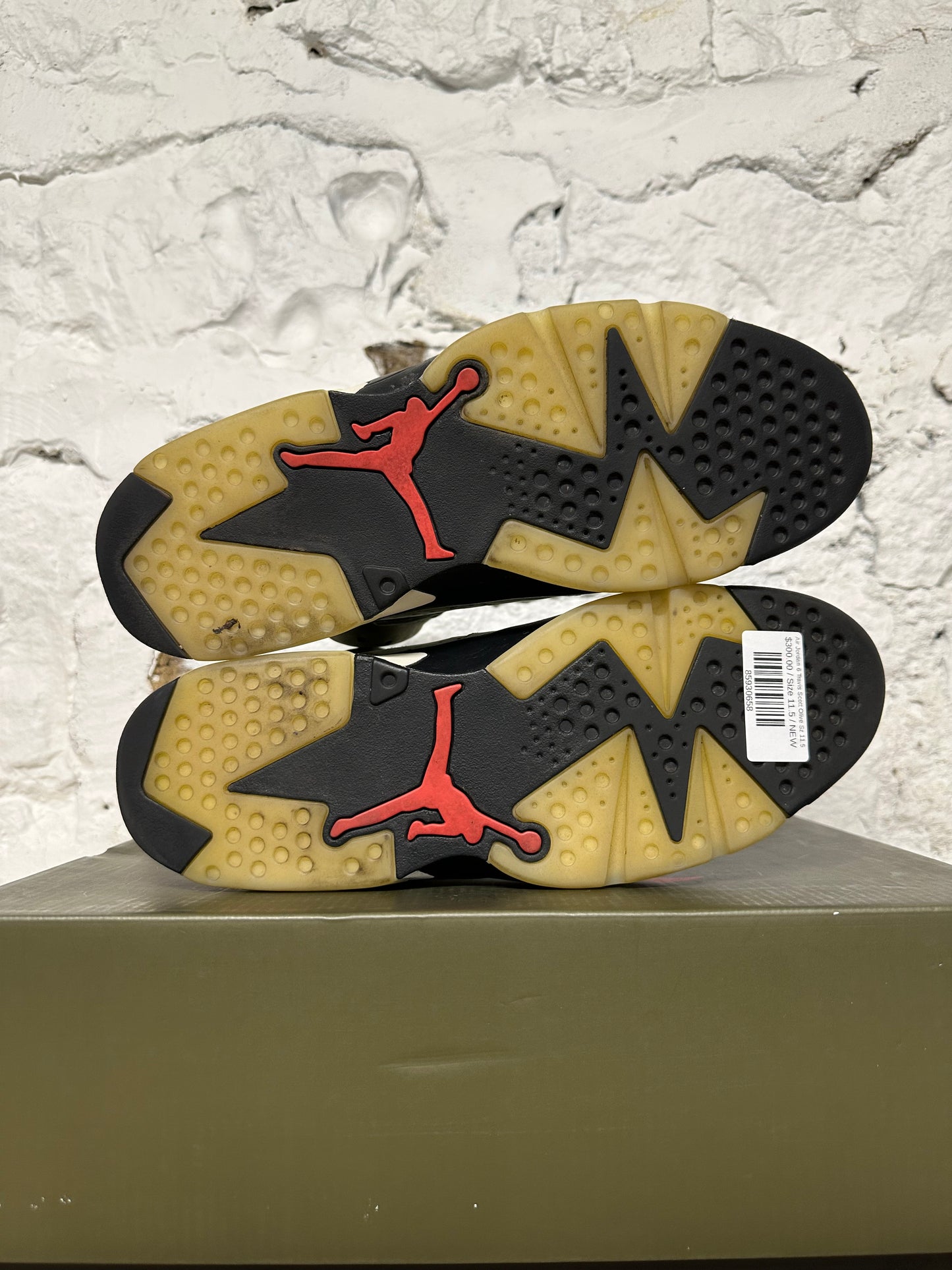 Air Jordan 6 Travis Scott Olive Sz 11.5
