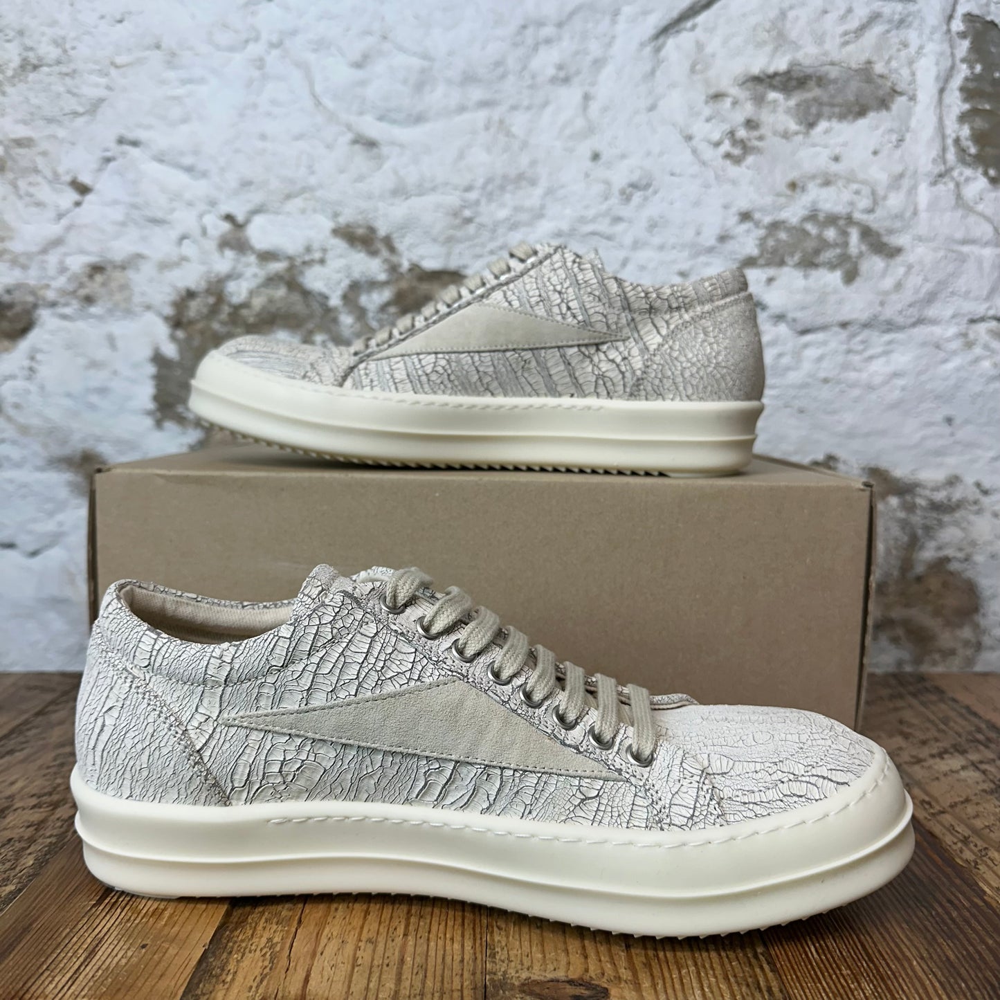 Rick Owens Vintage Megacrust Milk Sneaker
