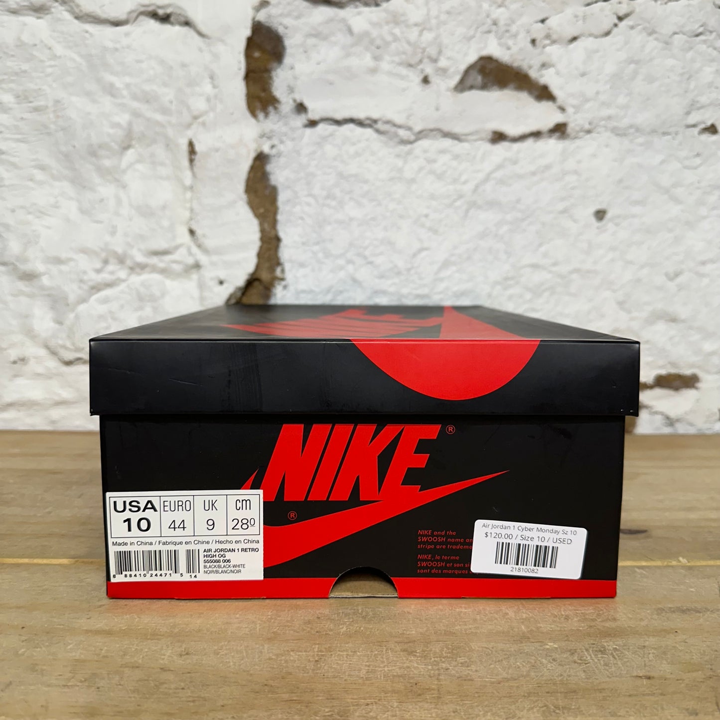 Air Jordan 1 High Cyber Monday Sz 10