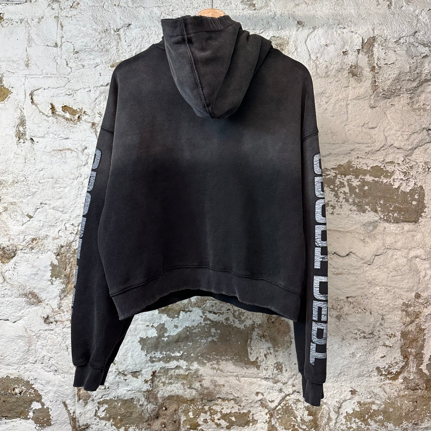 Vale Chain Bulldog Hoodie Black Sz S