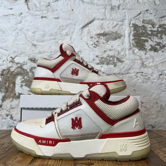Amiri MA-1 White Red Cream Sneaker Sz 12 (45)