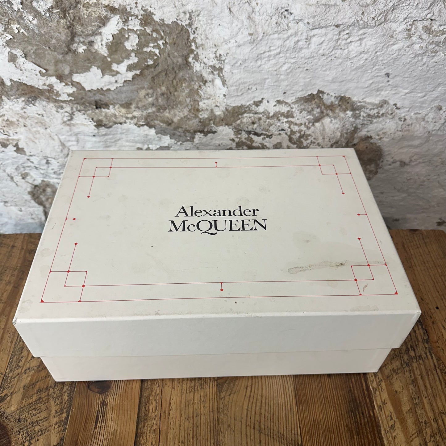 Alexander Mcqueen Triple White Sneaker Sz 13 (46)