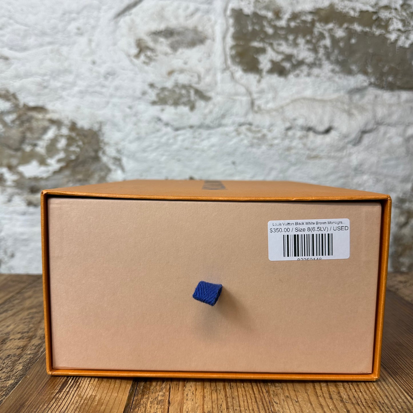 Louis Vuitton Black White Brown Monogram Runaway Sneaker Sz 8 (6.5LV)