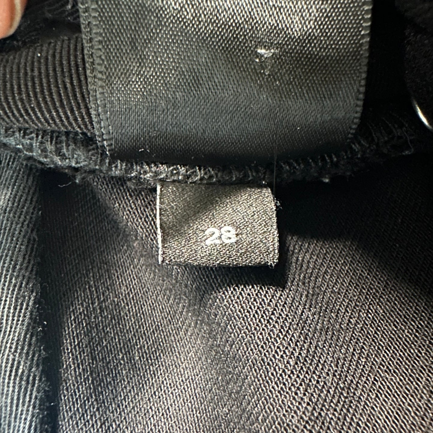 Amiri Plain Black Denim Jeans Sz 28