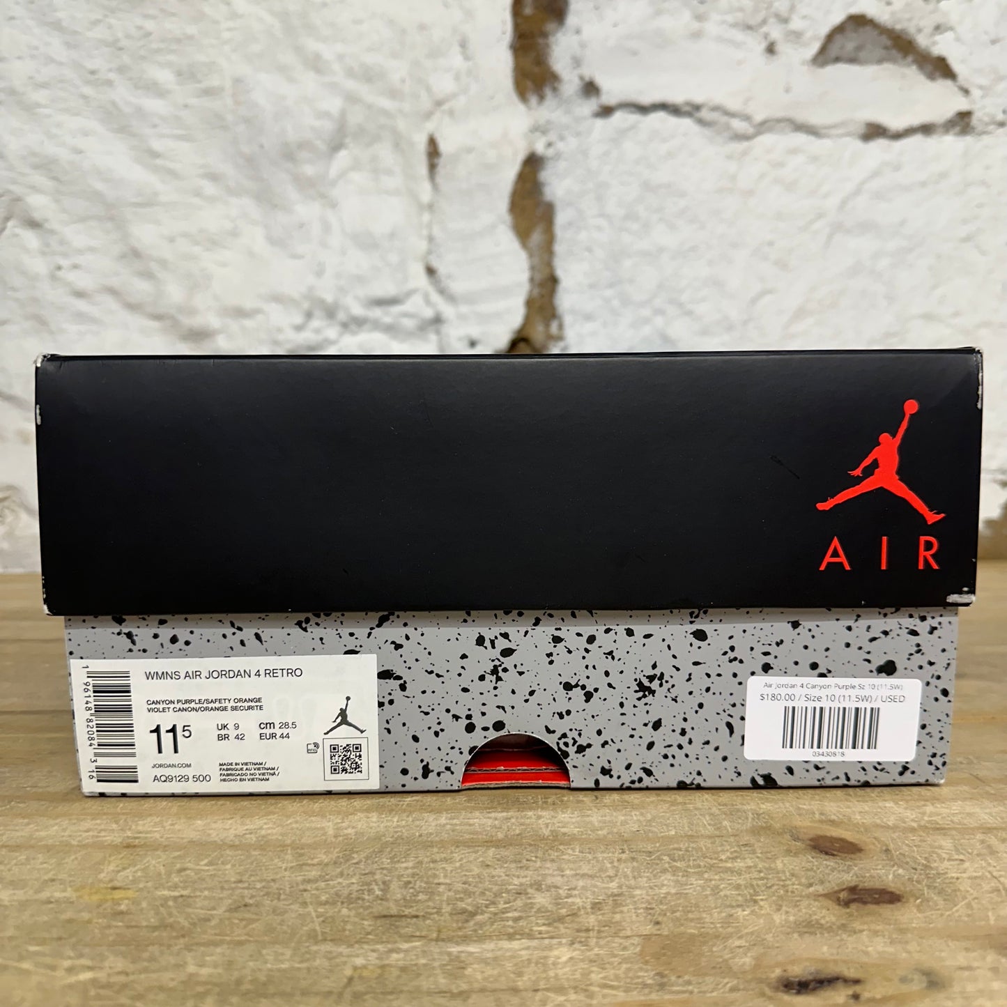 Air Jordan 4 Canyon Purple Sz 10 (11.5W)