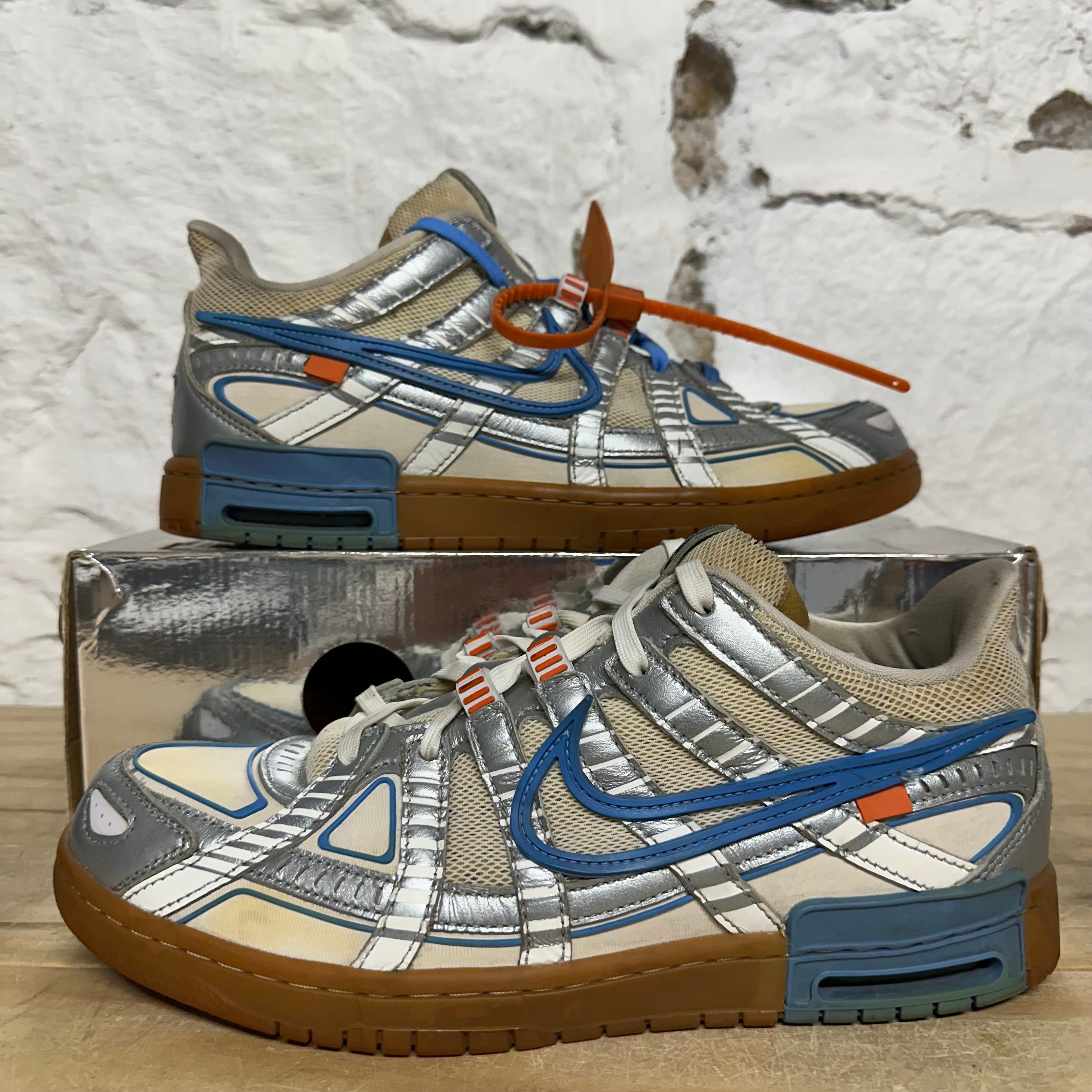Nike Air Rubber Dunk Off-White UNC Sz 10.5