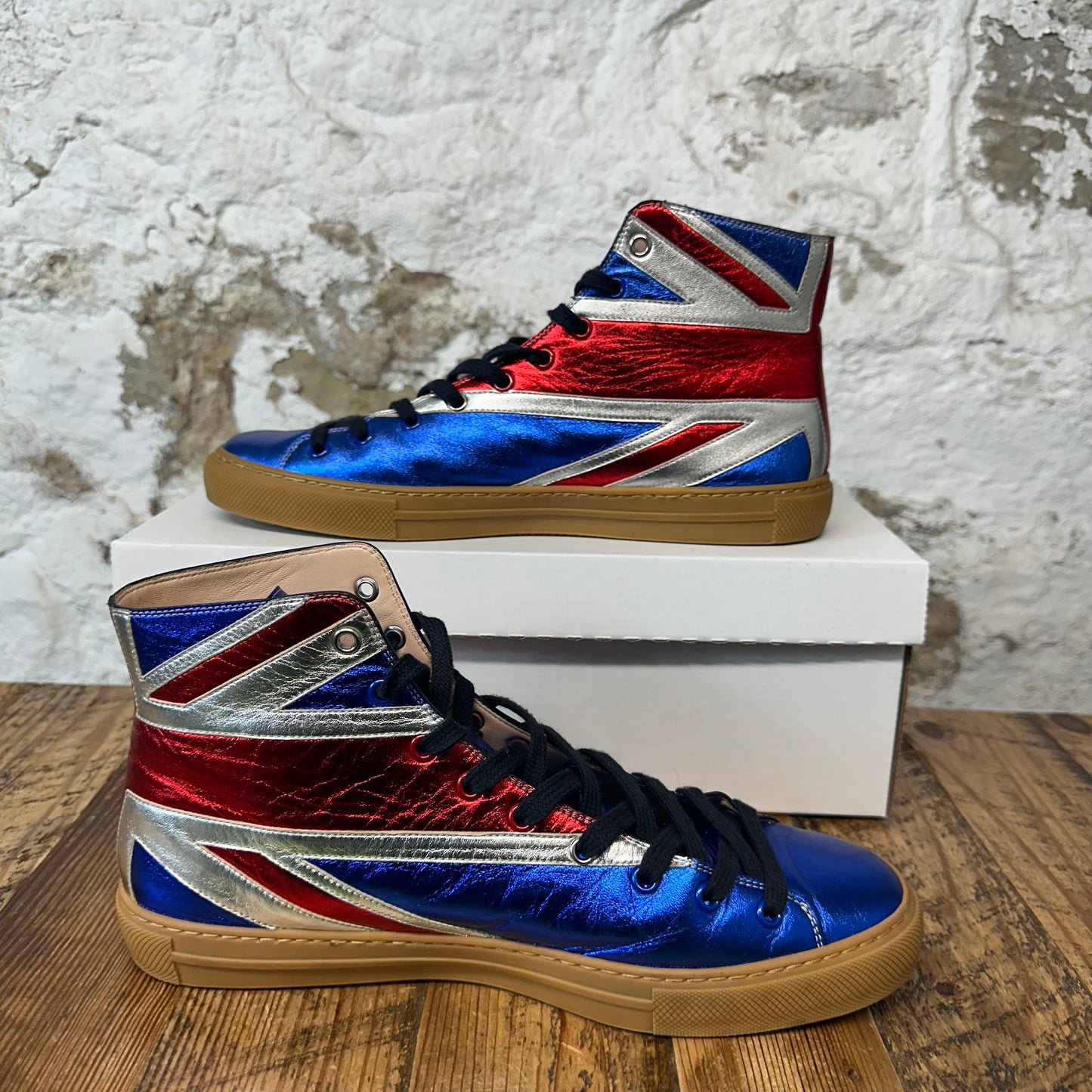 Gucci High Union Jack Sneaker Sz 9 No Box