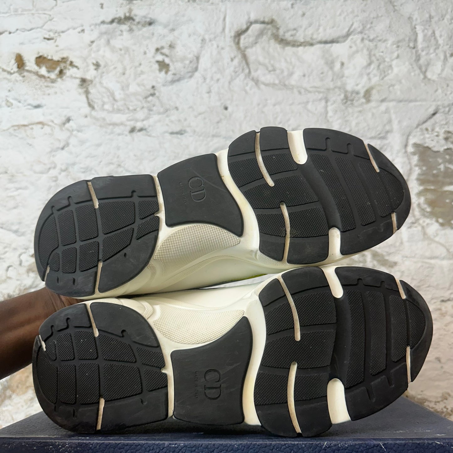 Dior B22 Grey White Yellow Sneaker Sz 11 (44)