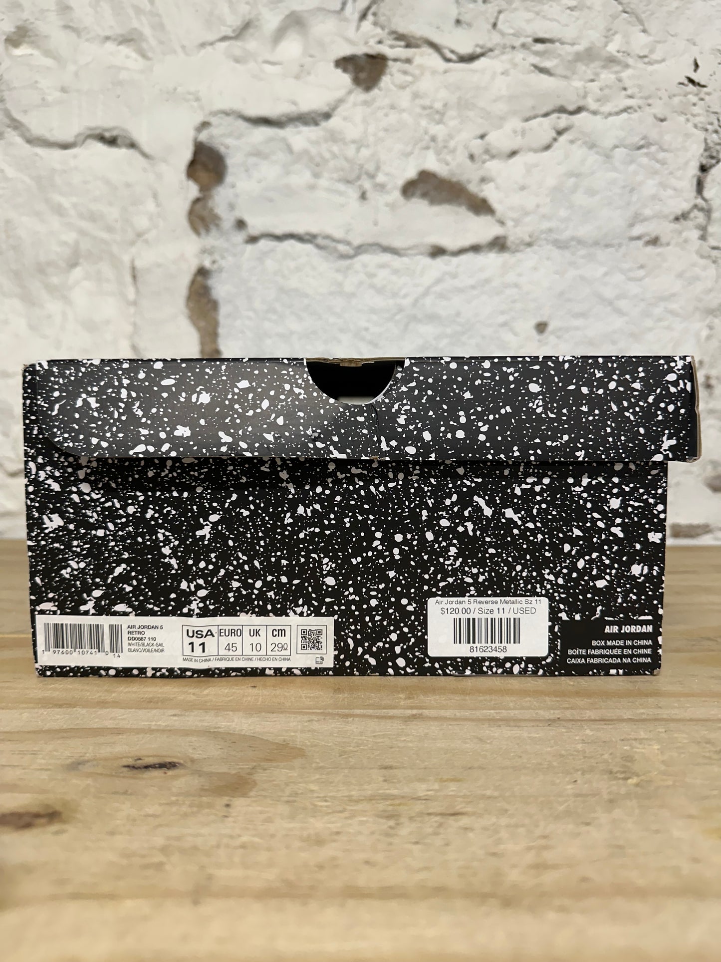 Air Jordan 5 Reverse Metallic Sz 11