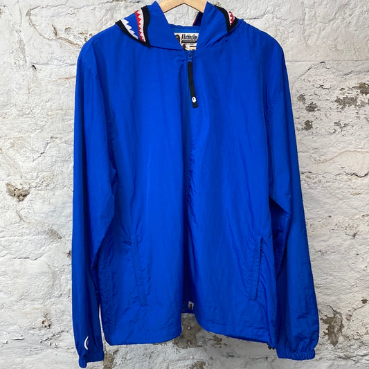 Bape Blue Shark Jacket Sz L