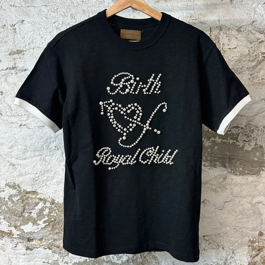 Birth Of Royal Child Pearl T-shirt Black Sz S
