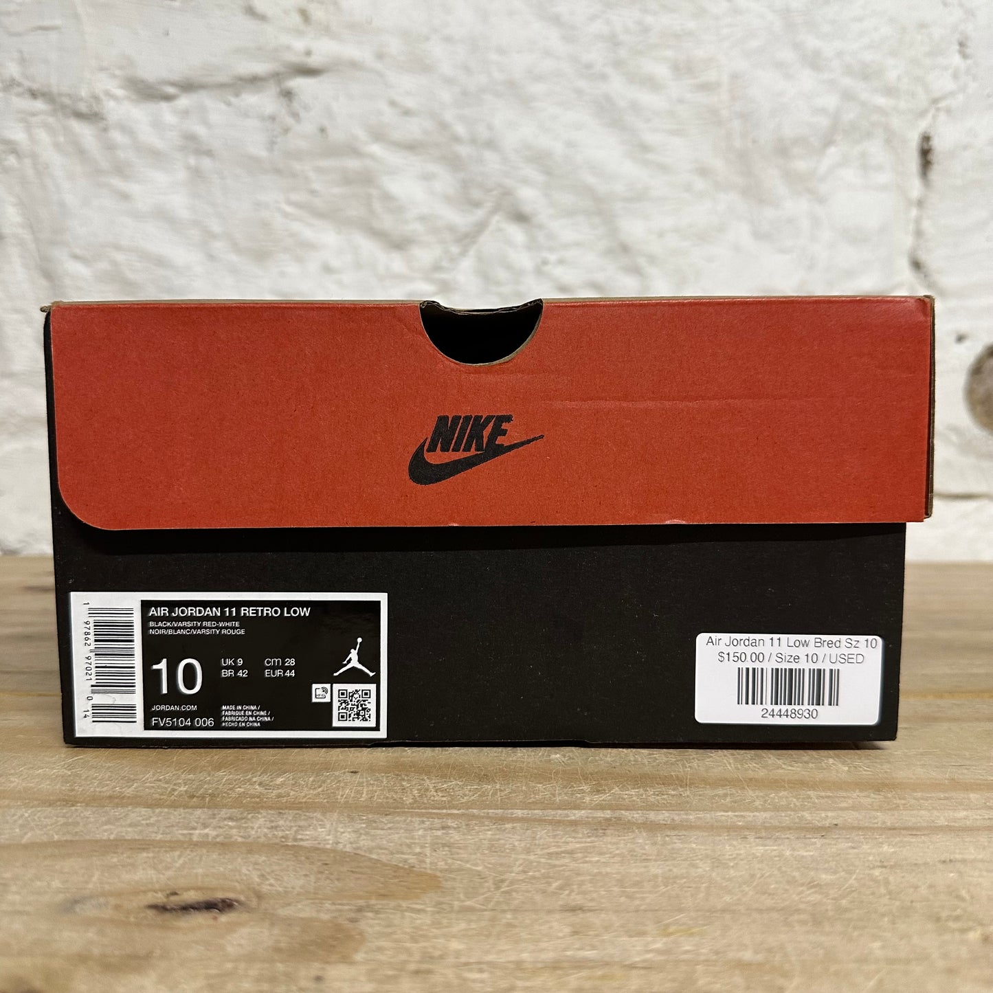 Air Jordan 11 Low Bred Sz 10