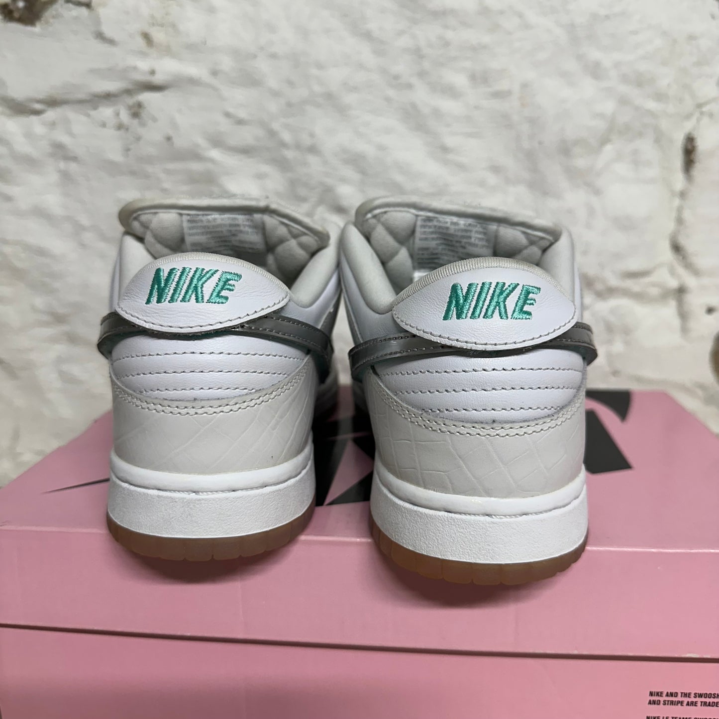 Nike SB Dunk Low Diamond Supply White Sz 8 DS