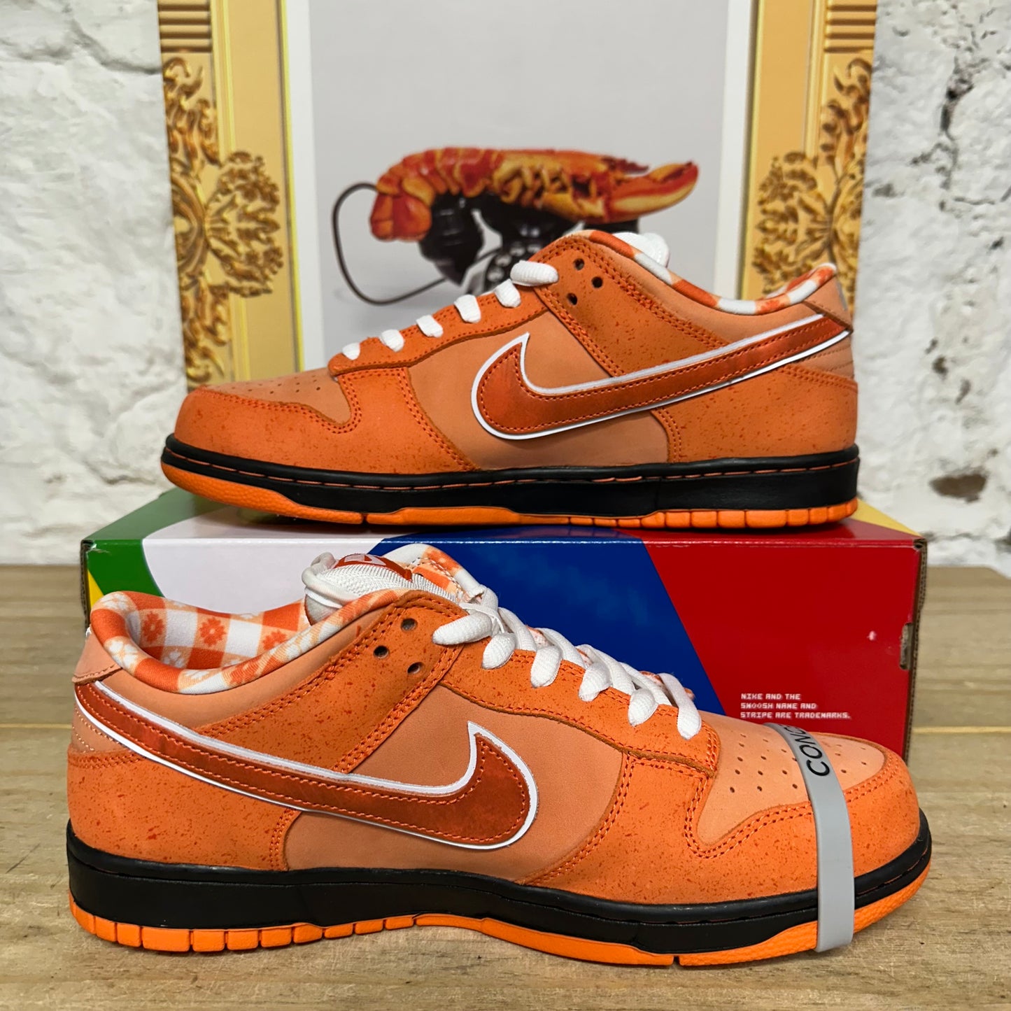 Nike SB Dunk Low Orange Lobster Sz 10.5 DS