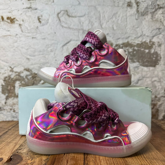 Lanvin Curb Rose White Sneaker Sz 9 (42)