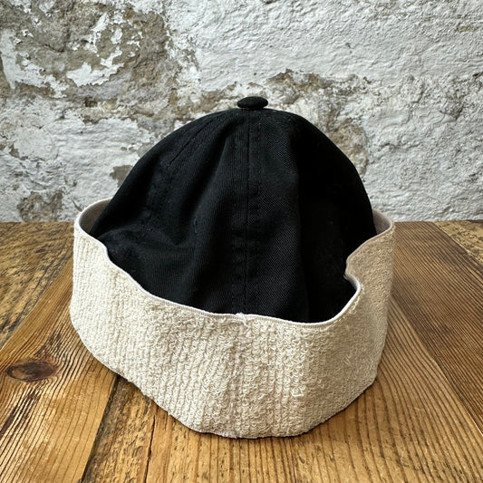Gucci Gabardine Headband Black Hat Sz L