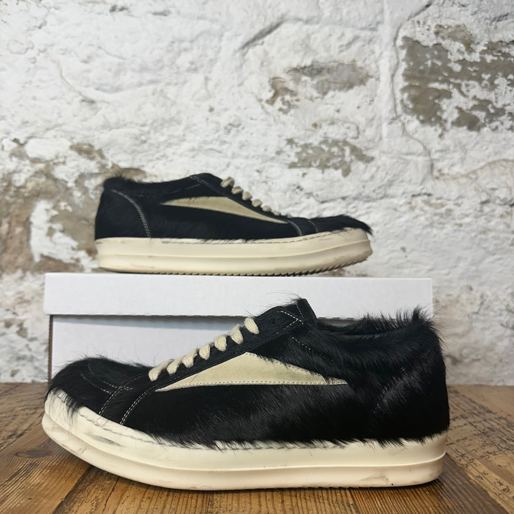 Rick Owens Pony Hair Black Milk Sneaker Sz 8.5 (41.5)