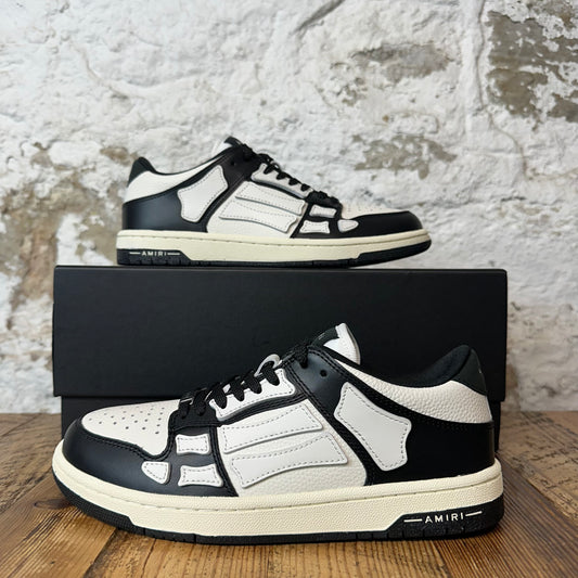 Amiri White Skeleton Black White Sneaker Sz 7 (40) DS