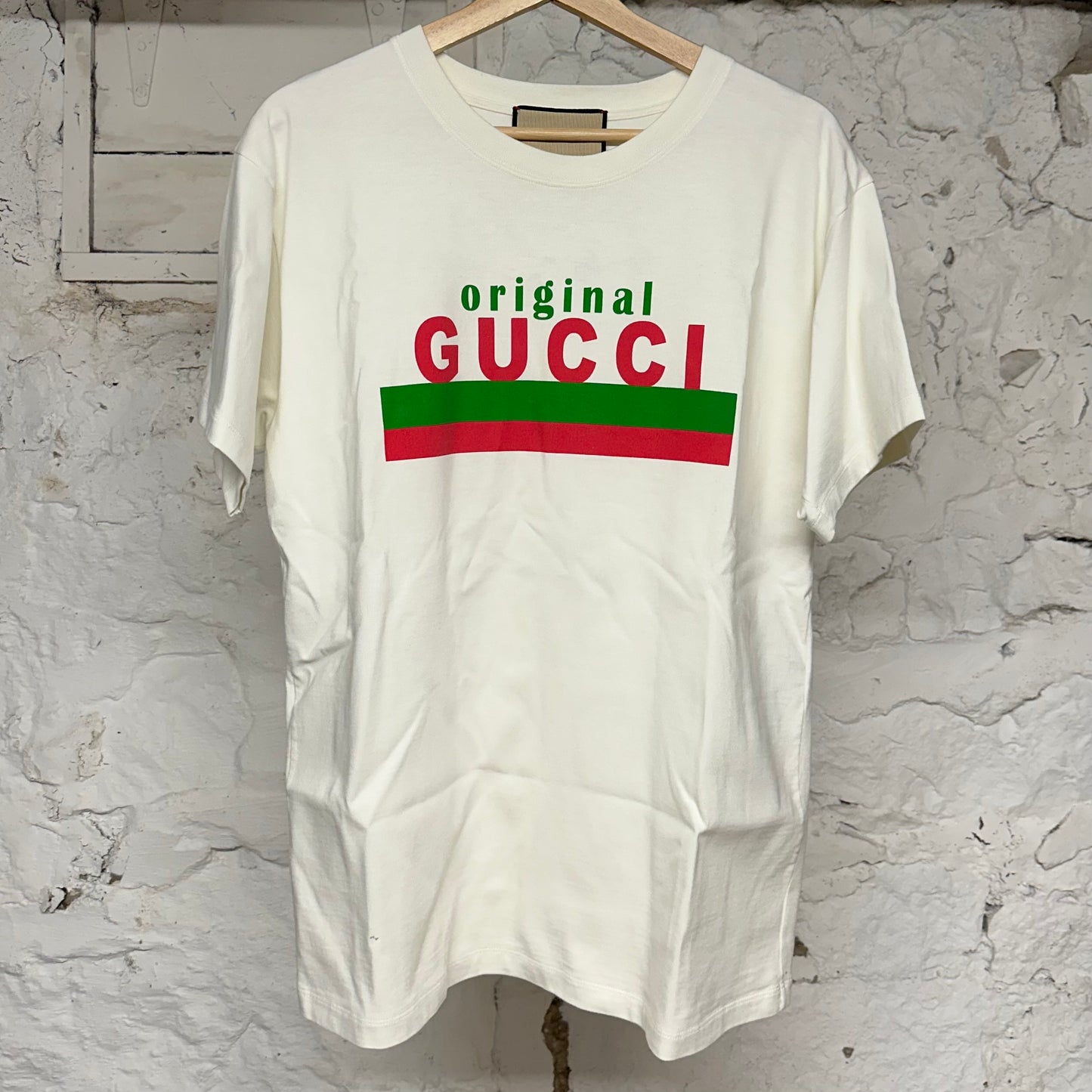 Gucci Original Cream T-Shirt Sz XS (FIts M)