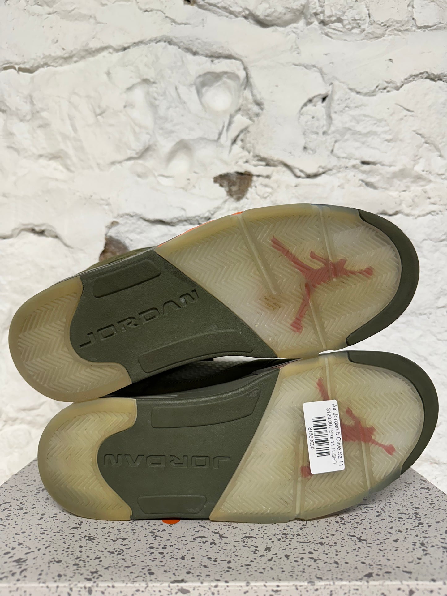Air Jordan 5 Olive Sz 11
